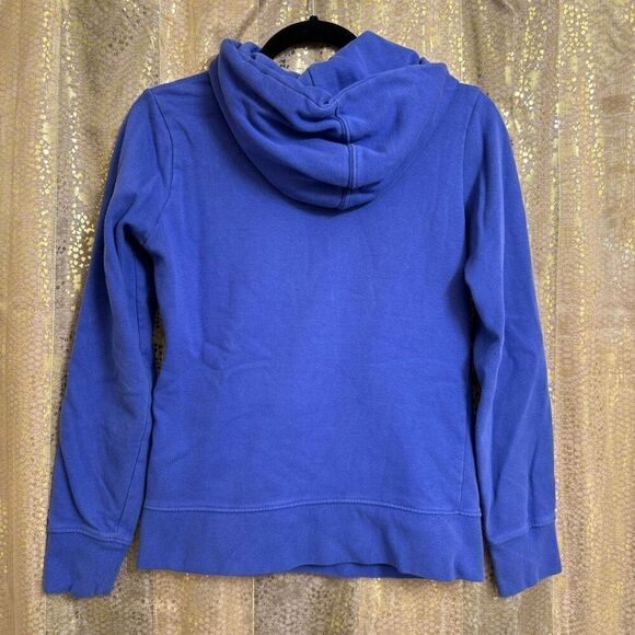 The North Face Blue Purple Pastel Logo Pullover Hoodie XS - Picture 2 of 5